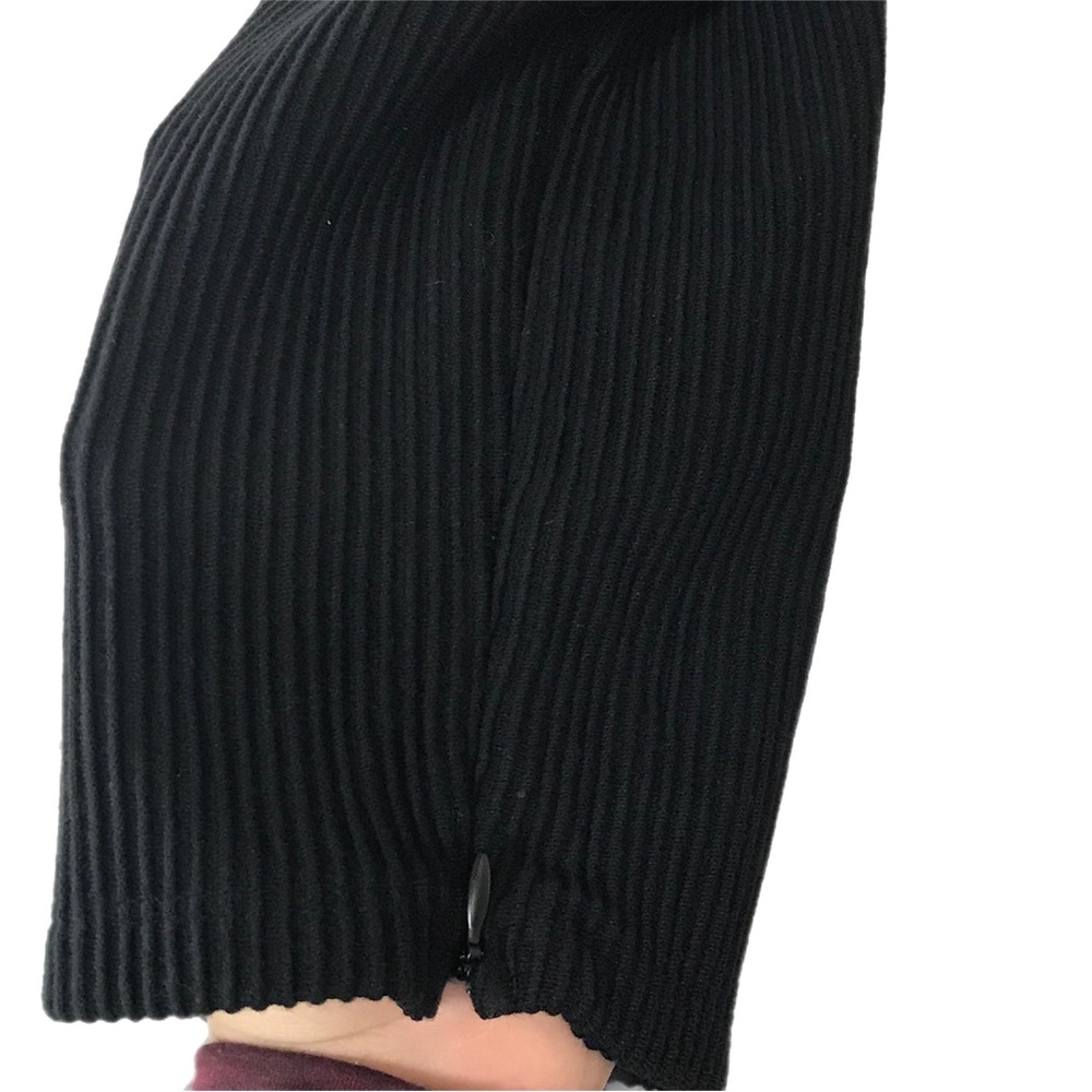 Good American Black Dramatic Zip Long Sleeve - Picture 6 of 11